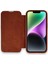 iPhone 14 Kılıf Dolpin Kapaklı - Kahverengi - NFND7330-2734 1