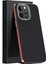 iPhone 15 Pro Kılıf Aramid 600D Kevlar Karbon Fiber Magsafe Kapak - Kırmızı - NFND7737-4253 2