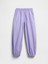 Kız Çocuk Açık Lila Poplin Baggy Jogger Pantolon 5