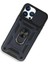 iPhone 15 Pro Kılıf Pars Lens Yüzüklü Silikon - Lacivert - NFND2554-9044 2