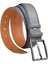 Gri Hakiki Deri Düz Renk Model 3.5 Cm. Tokalı Klasik Kemer - 215-DUZ-ST 1