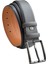 Gri Hakiki Deri Düz Renk Model 3.5 Cm. Tokalı Klasik Kemer - 215-DUZ-ST 2