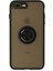 iPhone 7 Plus Kılıf Montreal Yüzüklü Silikon Kapak - Siyah - NFND6443-8745 1