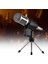HK-100 3.5mm Masaüstü Kondenser Stüdyo Podcast Yayıncı Mikrofonu 3 Metre Kablolu 6