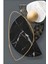 |siyah&gold Set Bohem Soyut Kombini|çerçeveli Cam Tablo 3lü Dikey 3
