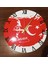 Epoksi Reçine 37X37 Ebatlarında Atatürk Temalı Duvar Saati. 5