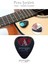 7’li Kırmızı Gitar ve Ukulele Pena Seti + Pena Taşıma Kutusu | Selüloid Pena (0,71MM) 3