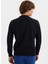 Siyah Baskılı Bisiklet Yaka Pamuklu Regular Fit Erkek Sweatshirt Wmlondon Rıver 4