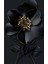 |siyah&gold Set Macro Manolya Kombini|çerçeveli Cam Tablo 3lü Dikey 4