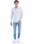 Mavi Slim Fit Baskılı 100% Pamuk Slim Yaka Uzun Kollu Casual Gömlek 4