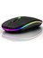 Kablosuz Şarjlı Mouse Bluetooth ve 2.4ghz- Rgb Işıklı - Sessiz Tıklama 1