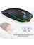 Kablosuz Şarjlı Mouse Bluetooth ve 2.4ghz- Rgb Işıklı - Sessiz Tıklama 4