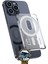 Apple iPhone 12-13-14-15-16 Pro-Max - Samsung Uyumlu Magsafe Kartlık Manyetik Cardsafe Şeffaf Kredi Kartlığı 2