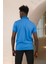 Örme Polo Yaka Regular Fit Pamuklu ve Likralı T-Shirt 4