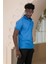 Örme Polo Yaka Regular Fit Pamuklu ve Likralı T-Shirt 5