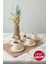 Taupe Bloom Stackable Çay Takımı 12 Parça 6 Kişilik 22520-28 1