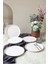 Mat Beyaz Hitit Servis Tabağı 25 cm 6 Adet 022 3