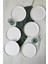 Mat Beyaz Hitit Servis Tabağı 25 cm 6 Adet 022 5
