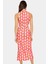 Bodycon Kalıp Midi Elbise Örme Kumaş Choker Yaka Günlük Şık Görünüm Trend Tasarım Seçkin Malzeme 2
