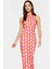Bodycon Kalıp Midi Elbise Örme Kumaş Choker Yaka Günlük Şık Görünüm Trend Tasarım Seçkin Malzeme 3