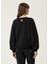 Enzo Siyah Bisiklet Yaka Kadın Sweatshirt 6