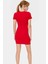 Örme Mini Elbise Bodycon Kalıp Bisiklet Yaka Günlük Kısa Kollu Rahat Kullanım Trend Tasarım 2