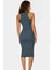 Yazlık Kolsuz Bodycon Örme Midi Elbise 98% Pamuk Rahat Kalıp Şık Görünüm Seçkin Malzeme 2