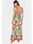Çiçekli Desenli Rahat Örme Maxi Elbise Günlük Şıklık Için Özenle Seçilmiş Uzun Ömürlü 2