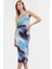 Nefes Alan Örme Midi Elbise Kolsuz Bodycon Kalıp Polyester Elastan Günlük Şıklık Özenle Seçilmiş 3