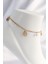 Bfs 316L Çelik Gold Renk Zirkon Taşlı Yıldızlı Halhal 1