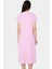 Nefes Alan Pamuklu T Shirt Elbise Midi Boy Cep Detaylı Modern Stil Zarifane Tasarım 2