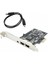 Pcie Fireware 6pin 4pin 3 Port Pci Express Pci-E Firewire 1