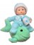 Bfs Decotown Hediyelik Sevimli Mavi Bebek Biblo Polyester Süs Eşyası 3