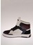 Beyaz-Çok Renkli Erkek Deri Sneaker 25736 2