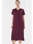 Rahat Kalıp Örme Midi Elbise Yazlık Polyester Kumaş Polo Yaka Kısa Kol Premium Kalite 1