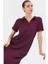 Rahat Kalıp Örme Midi Elbise Yazlık Polyester Kumaş Polo Yaka Kısa Kol Premium Kalite 2