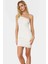 Bodycon Tek Omuzlu Mini Elbise Örme Triko Kumaş Rahat Günlük Stil Kullanım Için 2