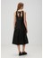 Duchesse Siyah Midi Elbise 4
