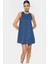 Kısa Kolsuz Denim Elbise Yazın Rahatlığı ve Şıklığı Rahat Şık Modern Stil Görünüm 1