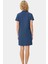Şık Cep Detaylı Kadın Shift Mini Elbise Örme Krep Kumaş Rahat Günlük Modern Stil Kullanım 3