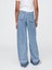 Kız Çocuk Denim Mavi Kids Ultrasoft Kolay Baggy Jean Pantolon 3