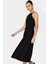Örme Polyester Maxi Elbise Skater Kalıp Halter Yaka Günlük Stil Rahat ve Şık Konforlu Kesim 1