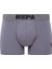 Erkek Bordo-Lacivert-Antrasit 3 Lü Boxer 3