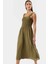 Cool & Comfort Elbise Polyester Midi Boy Gipeli Detay Seçkin Malzeme Konforlu Kesim 3