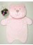 Ayılı Bebek Peluş Alt Açma Minderi- Pembe 1