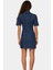 Care Koleksiyonu Mini Denim Elbise Gömlek Yaka Fermuarlı Bodycon 88CM Şık Görünüm Uzun Ömürlü 3