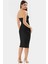 Şık Bodycon Elbise Esnek Örme Kumaş Midi Boy Yaz Mevsimi Özenle Seçilmiş Yüksek Kalite 1