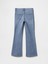 Kız Çocuk Mavi High Rise '70S Flare Jean Pantolon 4