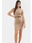 Yazlık Mini Elbise Bodycon Kemer Detaylı Dokuma Kumaş Modern Stil Premium Kalite 1