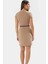 Yazlık Mini Elbise Bodycon Kemer Detaylı Dokuma Kumaş Modern Stil Premium Kalite 2